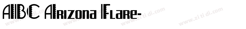 ABC Arizona Flare字体转换